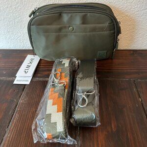 IHKWIP Day to Day Convertible Green Crossbody Two Straps